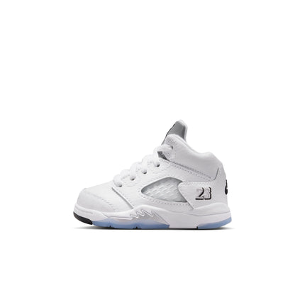 Air Jordan (TD) 5 Retro - White Metallic