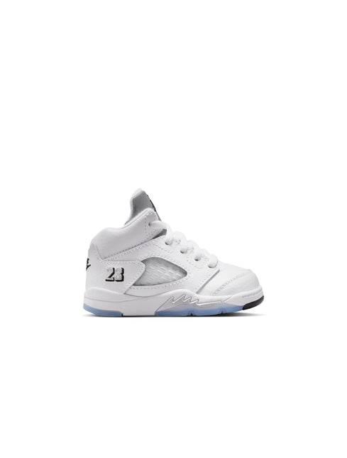 Air Jordan (TD) 5 Retro - White Metallic