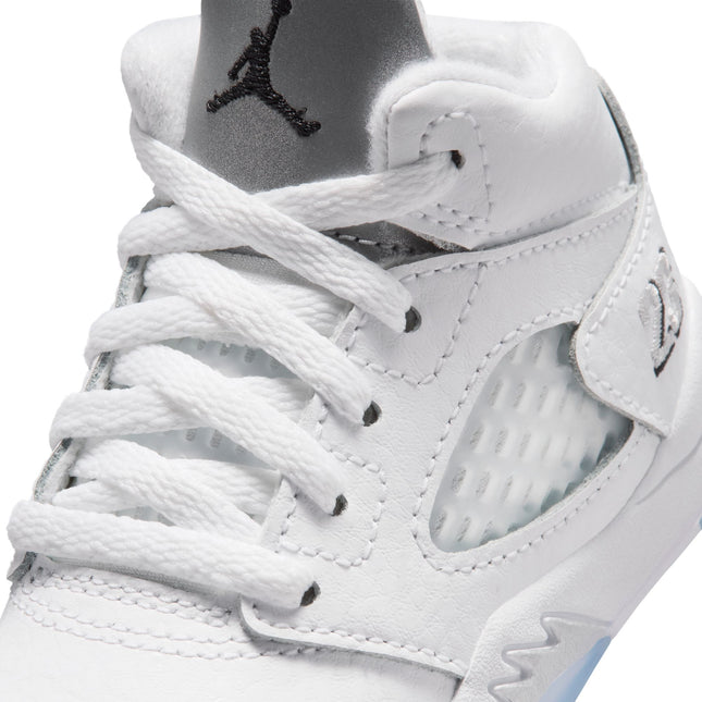 Air Jordan (TD) 5 Retro - White Metallic
