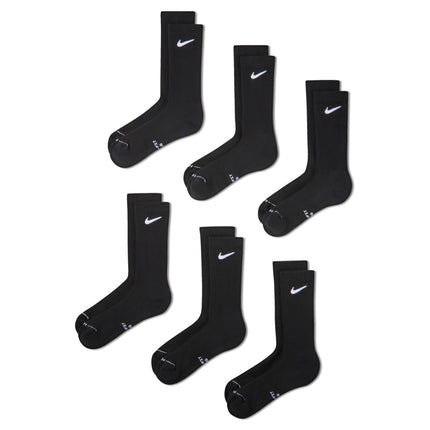 Nike Mens 6-Pack Everyday Elevated Socks - Black