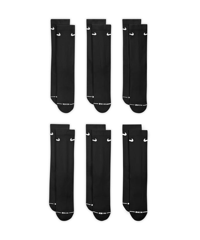 Nike Mens 6-Pack Everyday Elevated Socks - Black