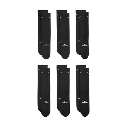 Nike Mens 6-Pack Everyday Elevated Socks - Black