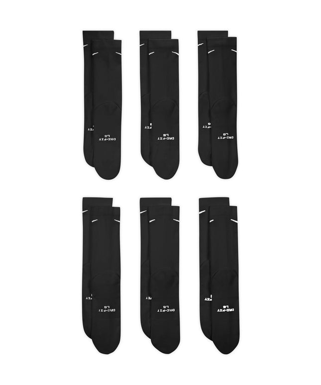 Nike Mens 6-Pack Everyday Elevated Socks - Black