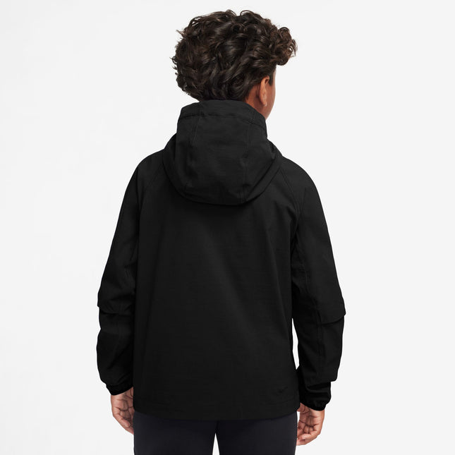 Nike Boys Tech Windrunner Jacket - Black