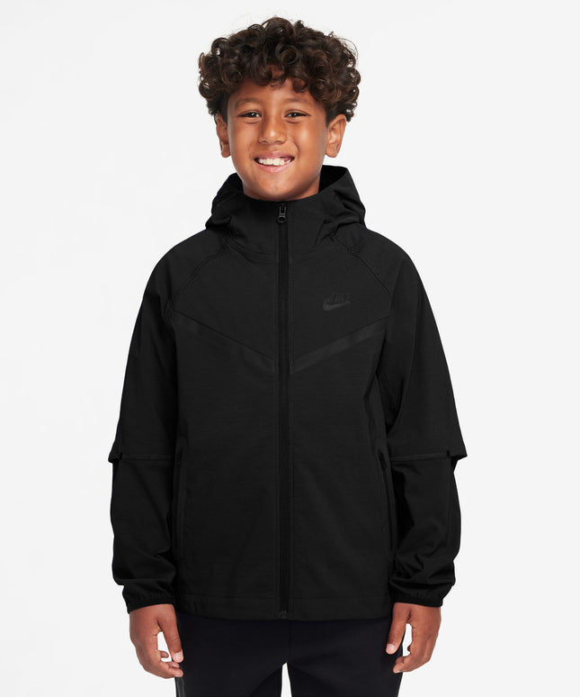 Nike Boys Tech Windrunner Jacket - Black