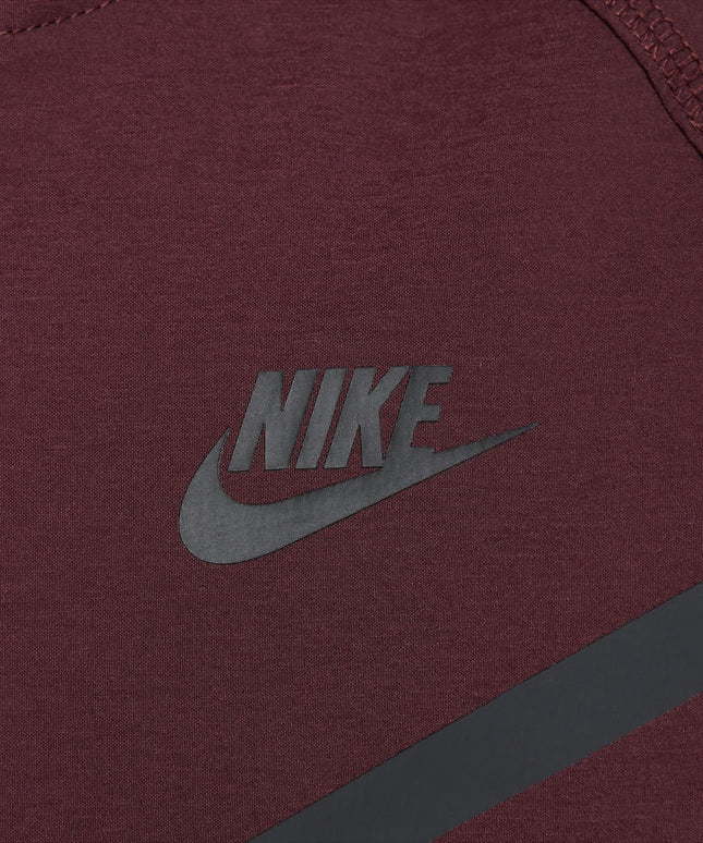 Nike Boys Tech Fleece Hoodie - Burgundy Crush/Black