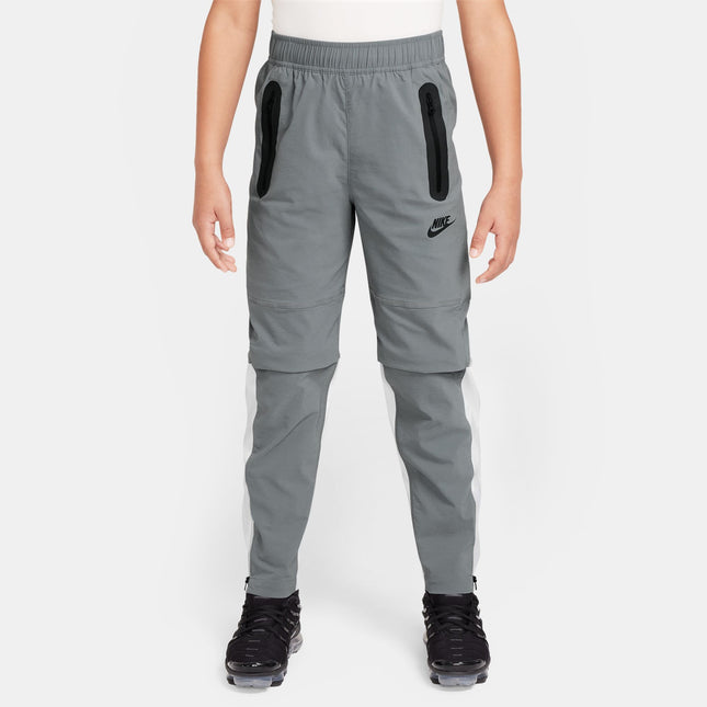 Nike Big Kids Tech Woven Pants - Smoke Grey
