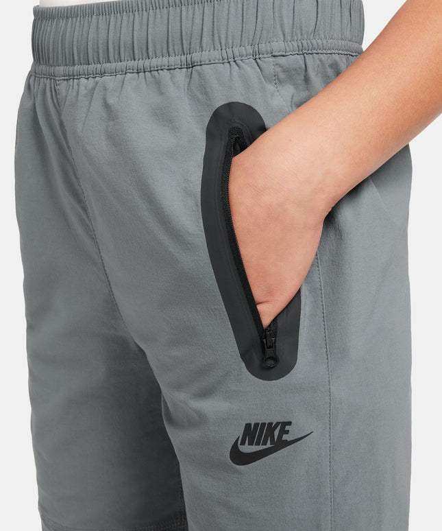Nike Big Kids Tech Woven Pants - Smoke Grey