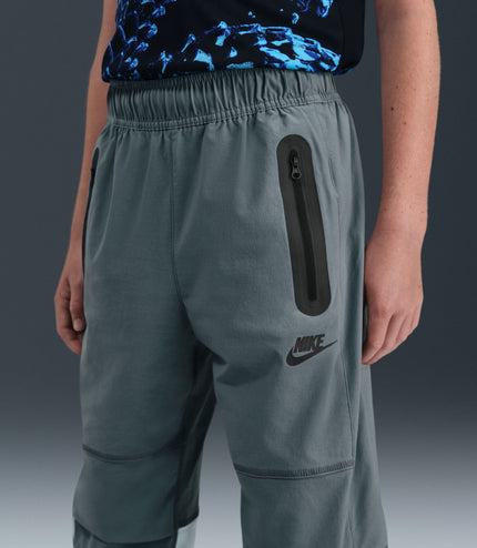 Nike Big Kids Tech Woven Pants - Smoke Grey