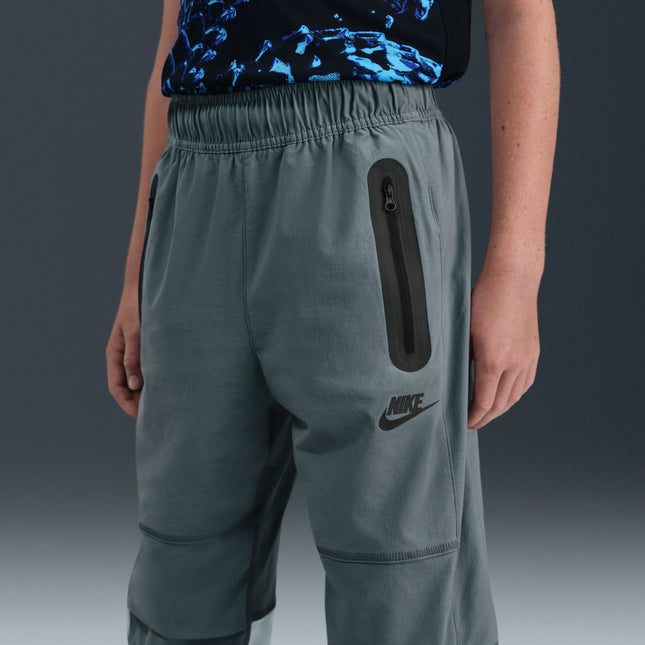 Nike Big Kids Tech Woven Pants - Smoke Grey