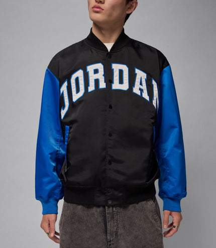 Air Jordan Mens Collegiate Varsity Jacket - Black/Sport Blue