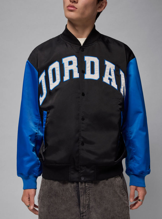 Air Jordan Mens Collegiate Varsity Jacket - Black/Sport Blue