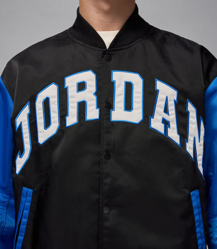Air Jordan Mens Collegiate Varsity Jacket - Black/Sport Blue