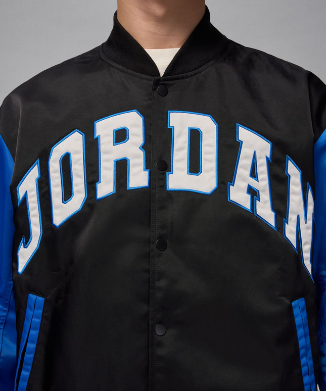 Air Jordan Mens Collegiate Varsity Jacket - Black/Sport Blue