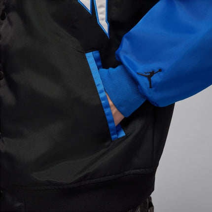 Air Jordan Mens Collegiate Varsity Jacket - Black/Sport Blue