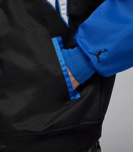 Air Jordan Mens Collegiate Varsity Jacket - Black/Sport Blue