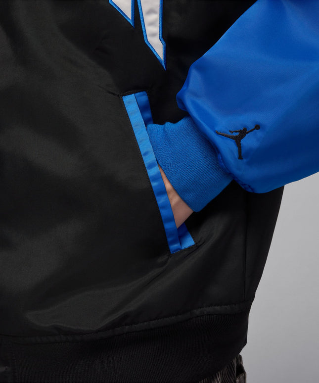 Air Jordan Mens Collegiate Varsity Jacket - Black/Sport Blue