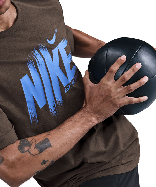 Nike Mens Hyverse Tee - Baroque Brown
