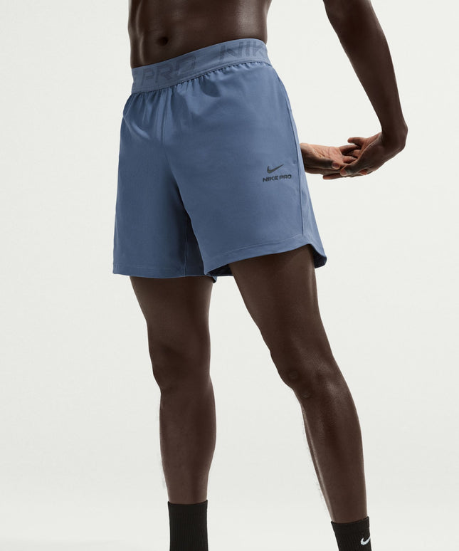 Nike Mens Pro Training 6" Shorts - Diffused Blue