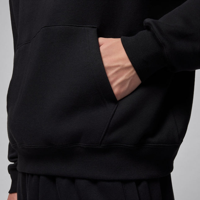 Air Jordan Mens Graphic Pullover Hoodie - Black/White