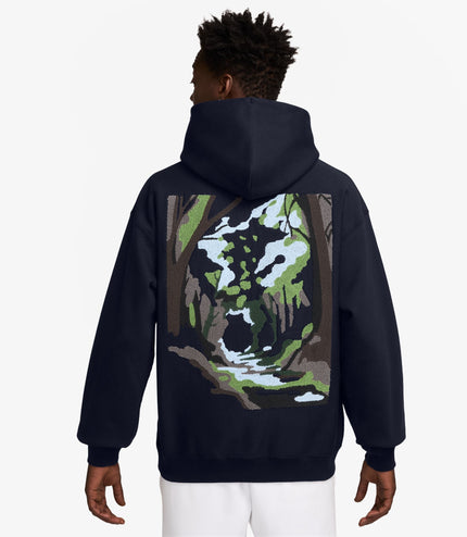 Nike Mens Solo Swoosh Hoodie - Obsidian