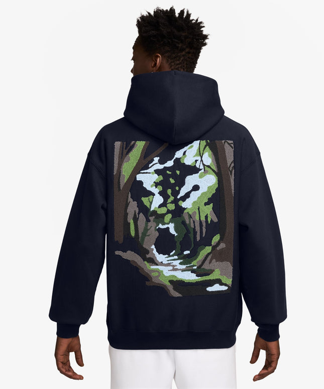 Nike Mens Solo Swoosh Hoodie - Obsidian