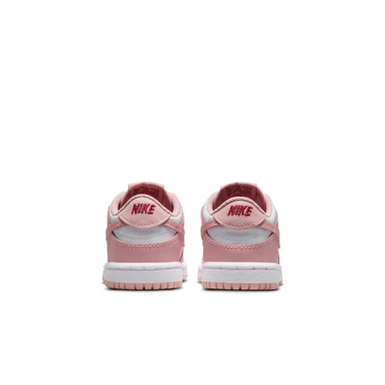 Nike (TD) Dunk Low - White/Pink Glaze