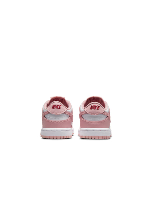 Nike (TD) Dunk Low - White/Pink Glaze