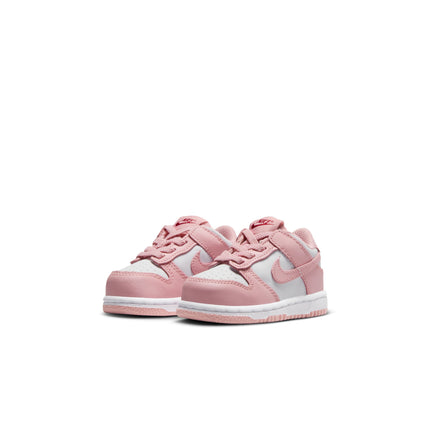 Nike (TD) Dunk Low - White/Pink Glaze