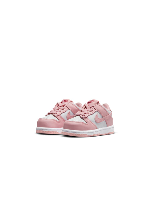 Nike (TD) Dunk Low - White/Pink Glaze