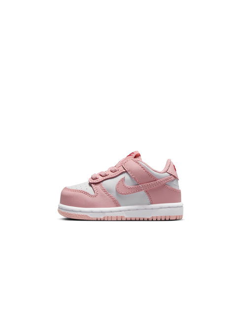 Nike (TD) Dunk Low - White/Pink Glaze