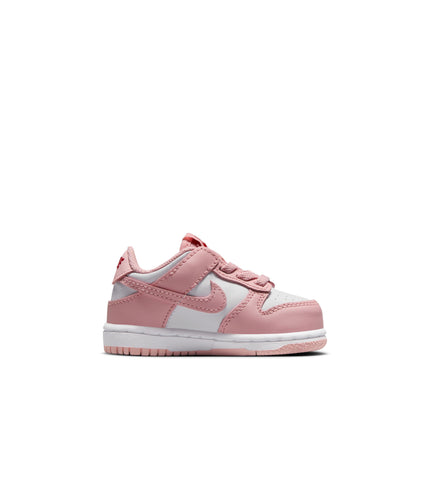 Nike (TD) Dunk Low - White/Pink Glaze