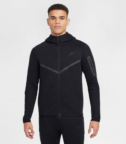 Nike Mens Tech Full Zip Windrunner Hoodie - Black