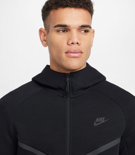 Nike Mens Tech Full Zip Windrunner Hoodie - Black