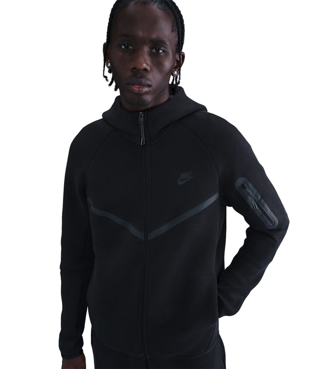 Nike Mens Tech Fleece Full Zip Runner Jacket - Black