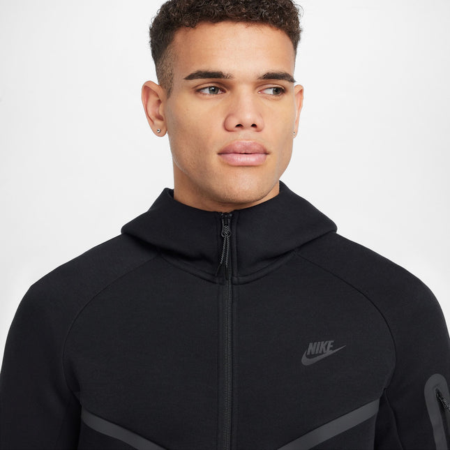 Nike Mens Tech Full Zip Windrunner Hoodie - Black