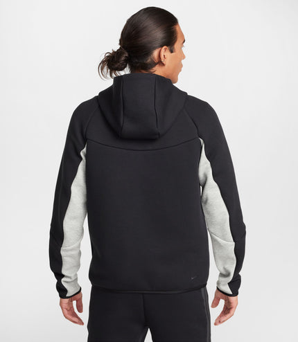 Nike Mens Tech Full Zip Windrunner Hoodie - Dark Grey/Black