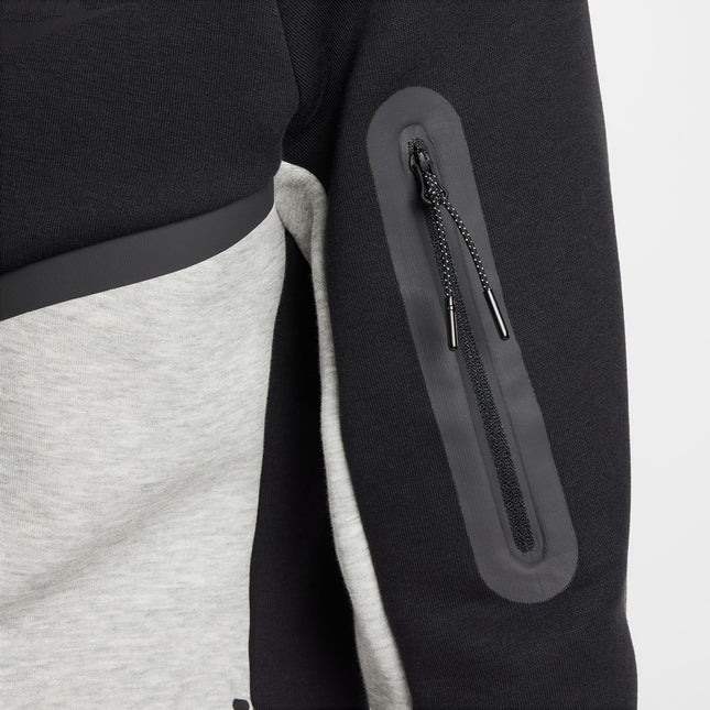 Nike Mens Tech Full Zip Windrunner Hoodie - Dark Grey/Black