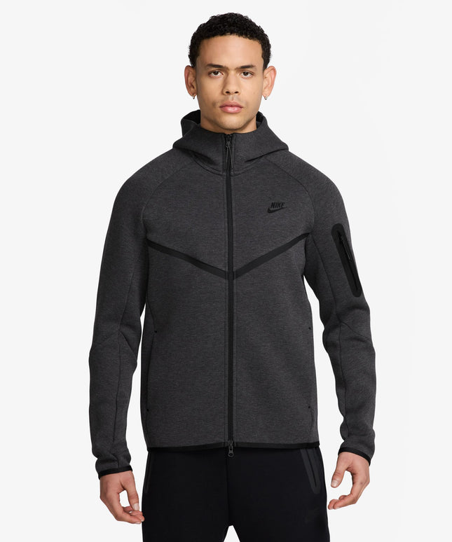 Nike Mens Tech Fleece Windrunner Jacket - Black Heather