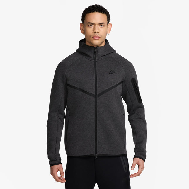 Nike Mens Tech Fleece Windrunner Jacket - Black Heather