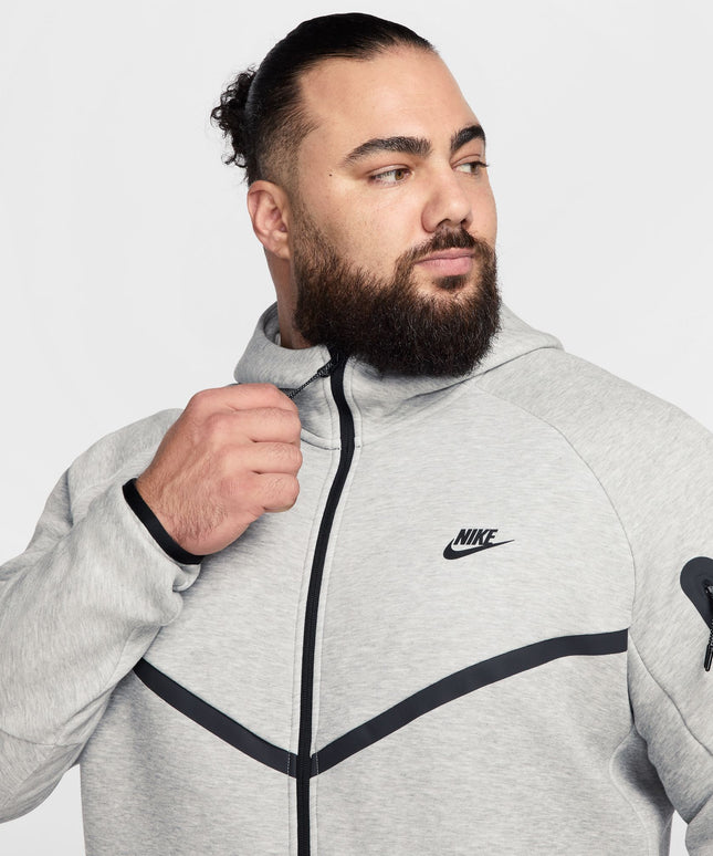 Nike Mens Tech Fleece Hoodie - Heather Grey