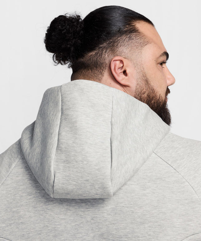 Nike Mens Tech Fleece Hoodie - Heather Grey