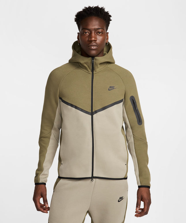 Nike Mens Tech Fleece Hoodie - Medium Olive/Light Army