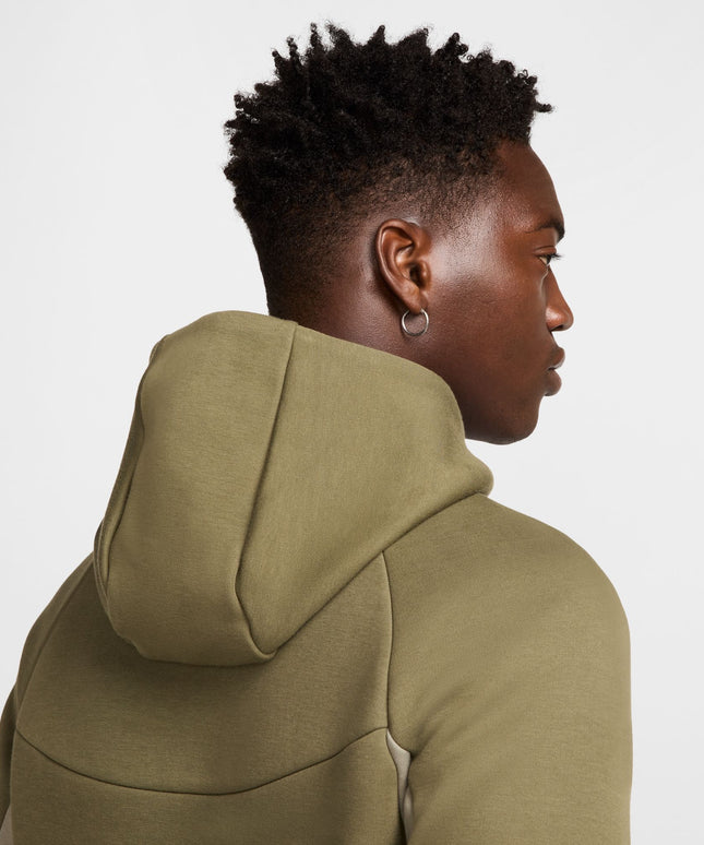 Nike Mens Tech Fleece Hoodie - Medium Olive/Light Army