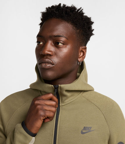 Nike Mens Tech Fleece Hoodie - Medium Olive/Light Army