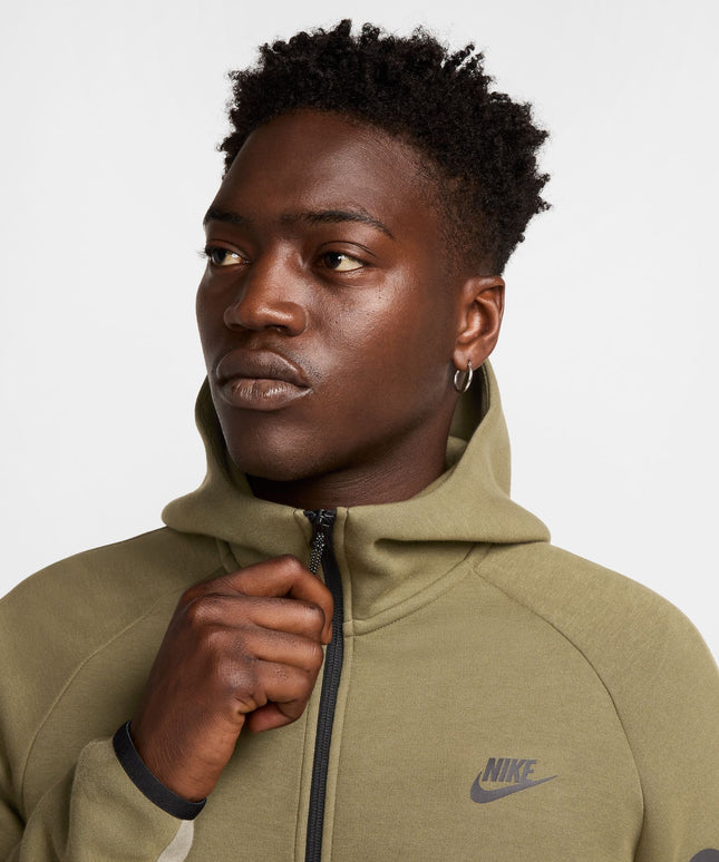 Nike Mens Tech Fleece Hoodie - Medium Olive/Light Army