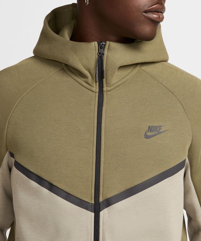 Nike Mens Tech Fleece Hoodie - Medium Olive/Light Army