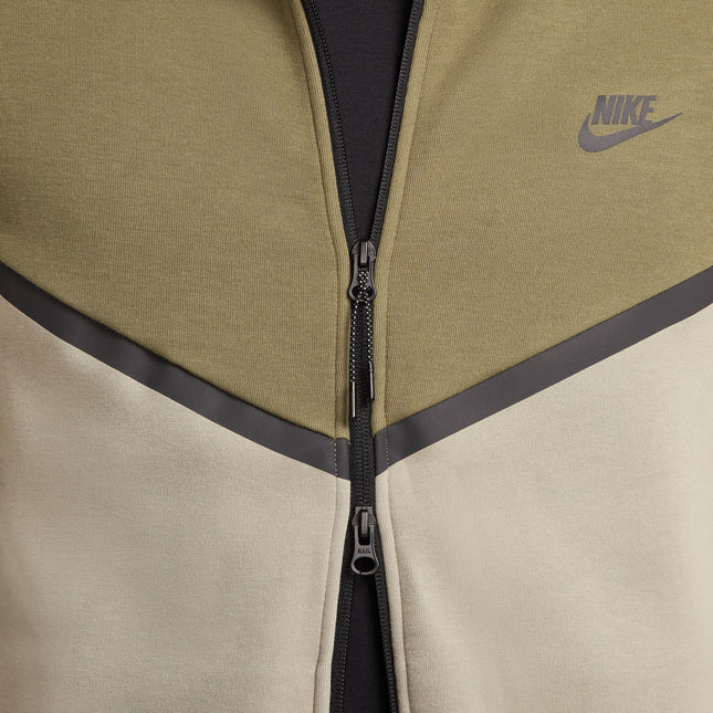 Nike Mens Tech Fleece Hoodie - Medium Olive/Light Army