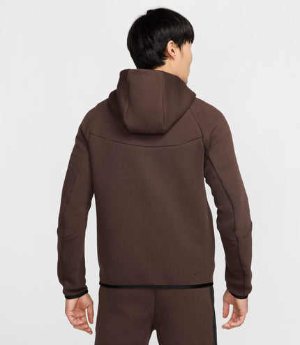 Nike Mens Tech Full Zip Windrunner Hoodie - Brown/Black