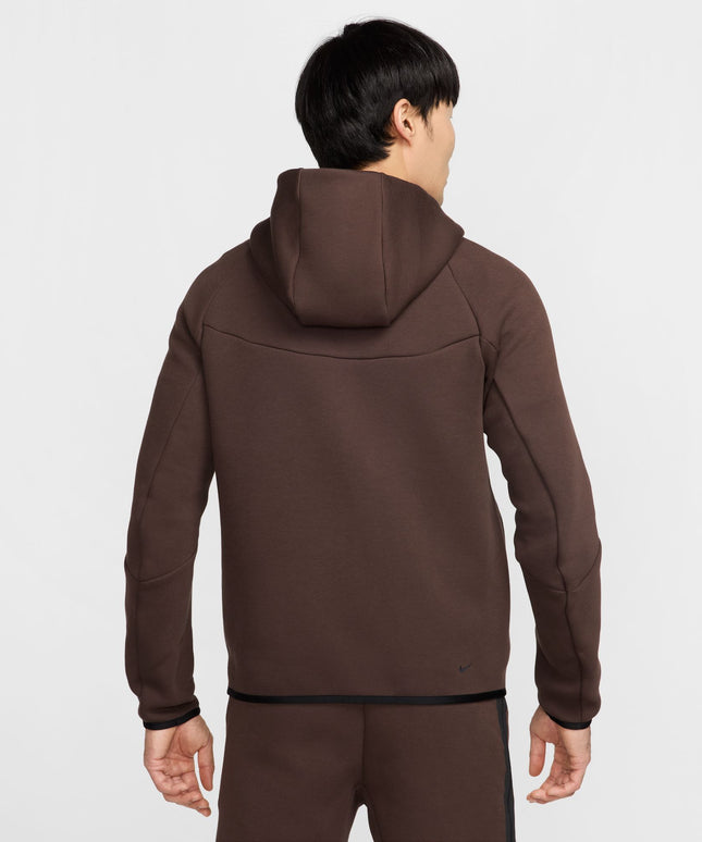 Nike Mens Tech Full Zip Windrunner Hoodie - Brown/Black